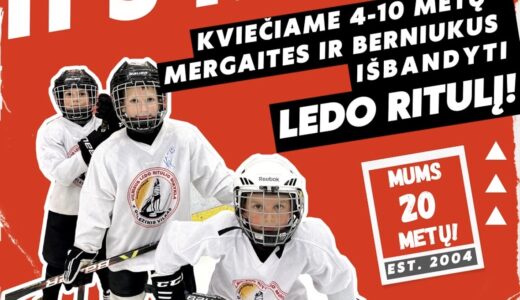Kviečiame į nemokamas ledo ritulio treniruotes Vilniaus Akropolyje!