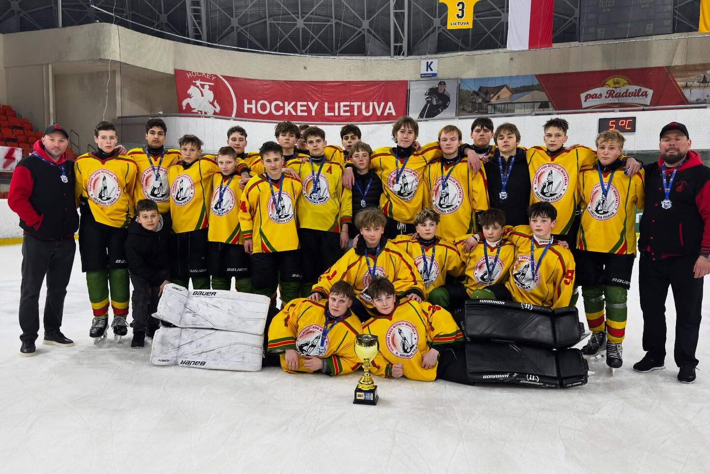 Mūsų U15 komanda – Lietuvos čempionato sidabro medalininkė!