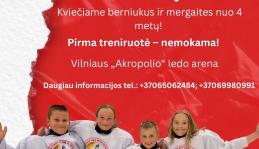 Nori išmokti čiuožti ir žaisti ledo ritulį?